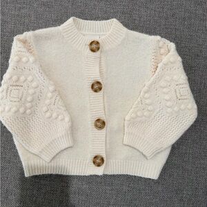 Zara Cream Knit Sweater for Kids